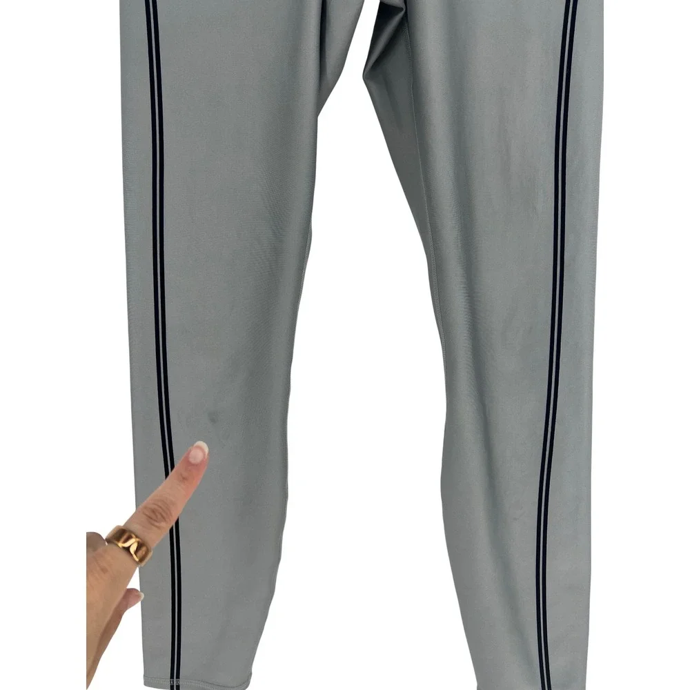Alo Yoga Airlift High-Waist 7/8 Line Up Leggings Winter Frost Size Medium